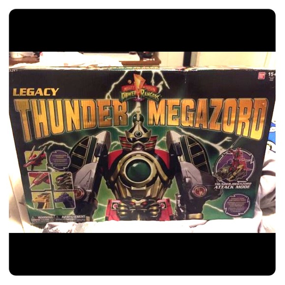 power rangers legacy thunder megazord